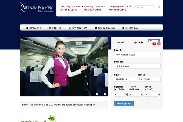 airchina.net.vn site used Airlinesv2