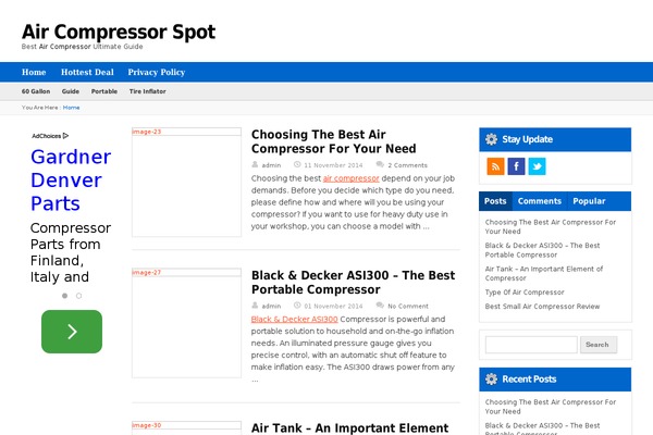 aircompressorspot.com site used Weretech