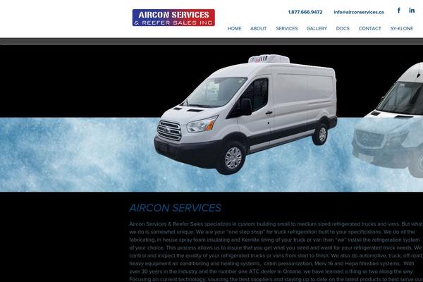 airconservices.ca site used Aircontheme