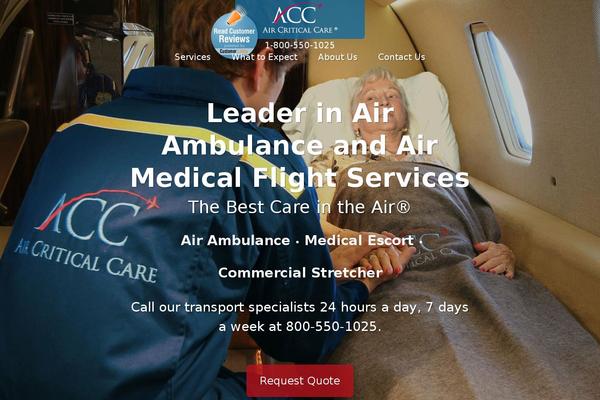 aircriticalcare.com site used Helen