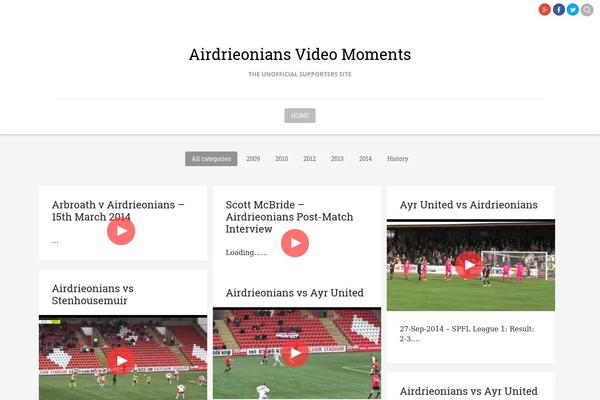 airdrieunitedfc.com site used Video_essence