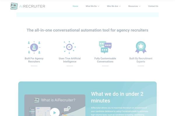 airecruiter.com site used Innovio