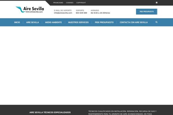 WordPress website example screenshot