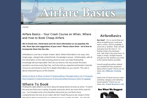 WordPress website example screenshot