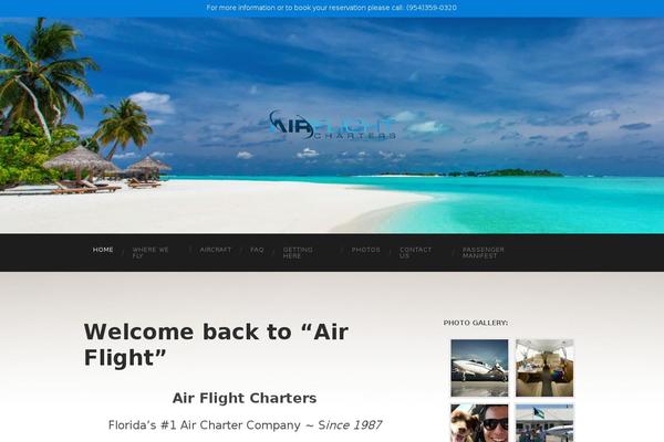 Hemingway theme site design template sample