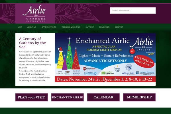 airliegardens.org site used Airlie-gardens