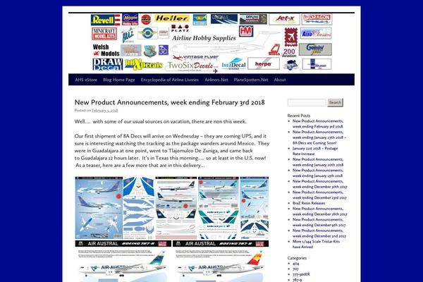 WordPress website example screenshot
