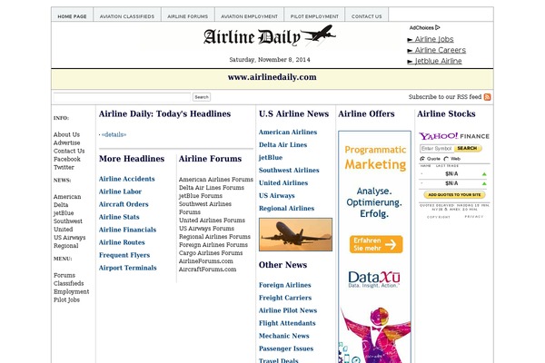 airlinedaily.com site used Ny2
