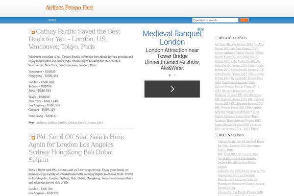 airlinespromofare.com site used Blue-lucas.1.2