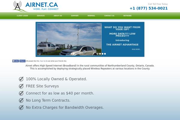 airnet.ca site used Airnet-ca