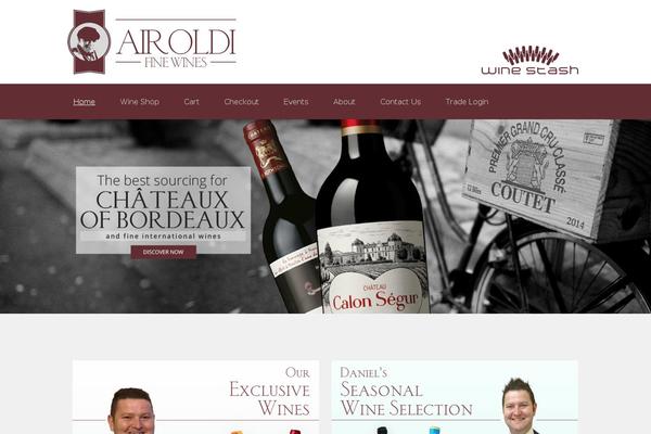 airoldifinewines.com.au site used Afw