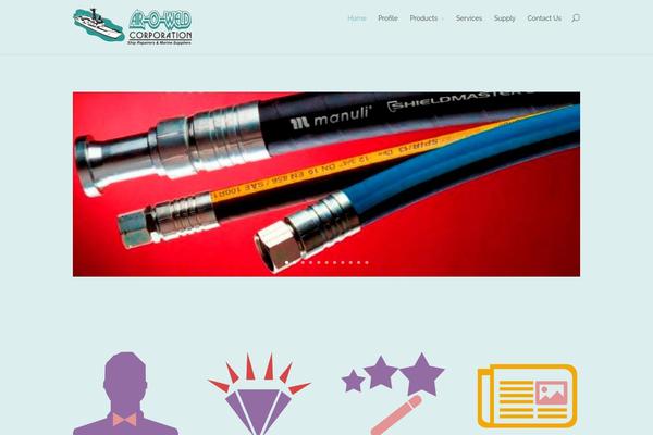 Divi theme site design template sample