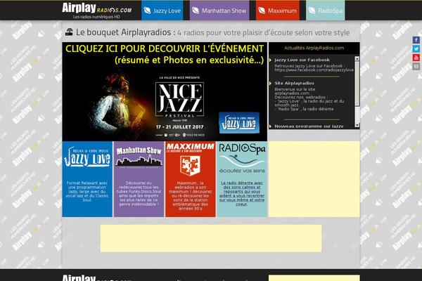 airplayradios.com site used Airplayradios
