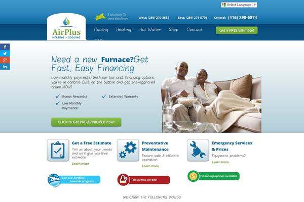 airplus.ca site used Airplus