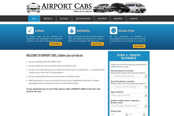 airportcabs.com.au site used twinkle