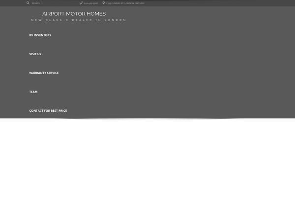 airportmotorhomes.ca site used Automotive Car Dealership Business WordPress Theme