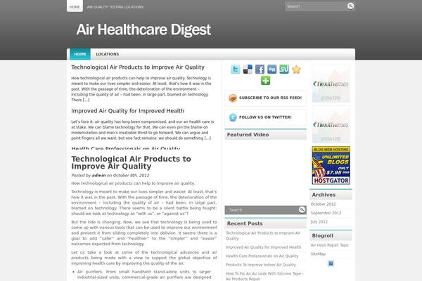 airproductsinc.com site used Airprotheme