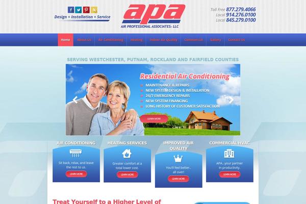 Apa theme site design template sample