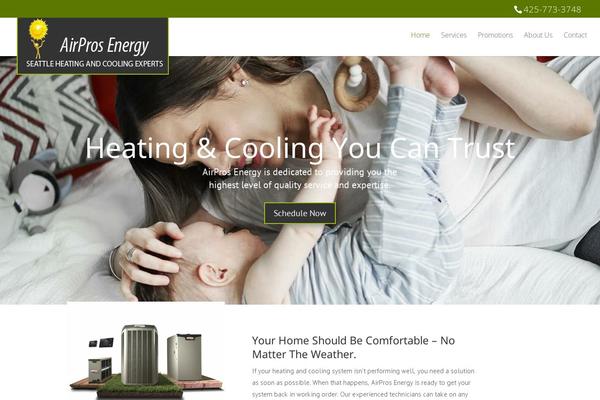 WordPress website example screenshot