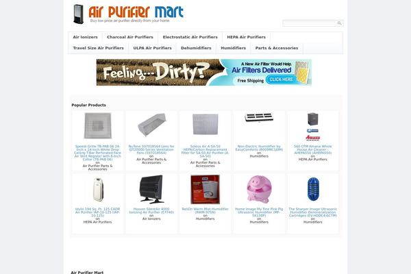 Default theme site design template sample