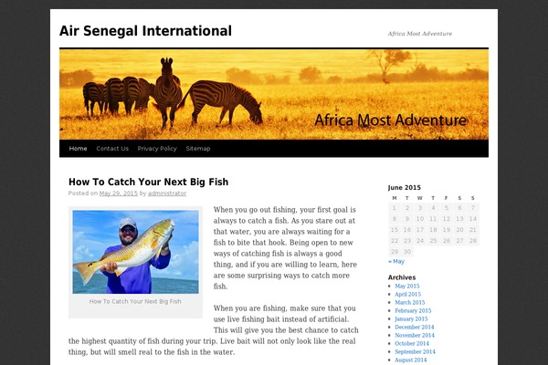 Twenty Ten theme site design template sample