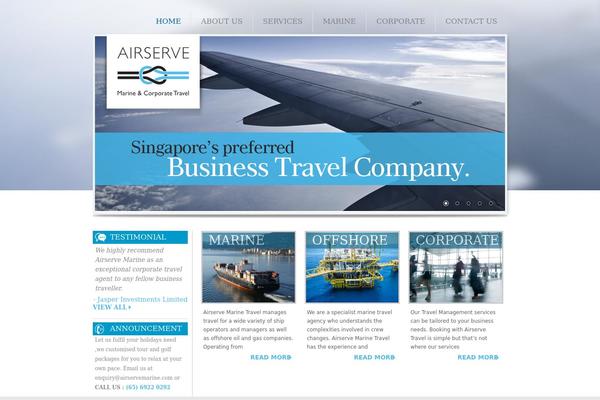 airservemarine.com site used Airserve