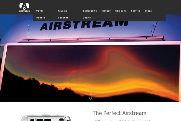 airstream.com site used Airstream-2018