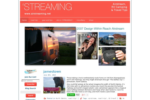 airstreaming.net site used Airstreaming