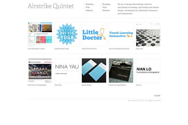 airstrikequintet.com site used Airstrikepress