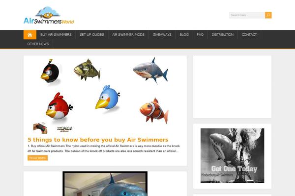 ShootingStar theme site design template sample