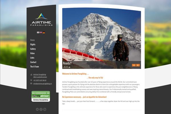 airtime-paragliding.ch site used RT-Theme 15