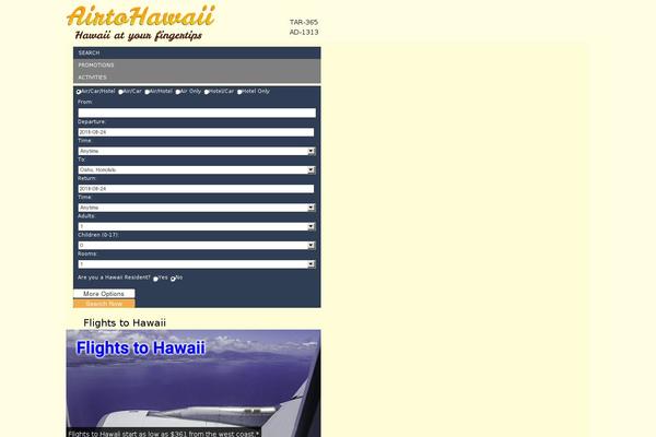 airtohawaii.com site used Versiontwo