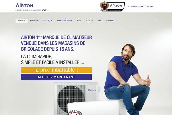 airton.fr site used The-ocean