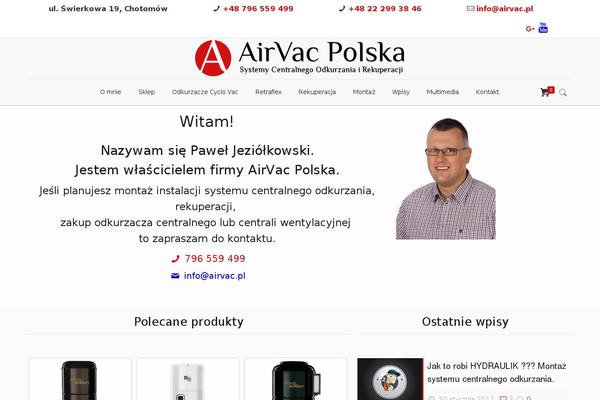 airvac.pl site used Motyw