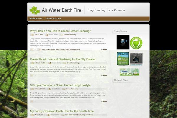 NatureFox theme site design template sample