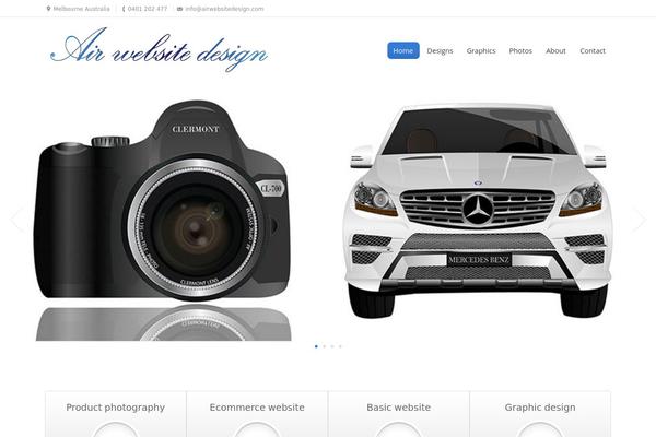The7 theme site design template sample