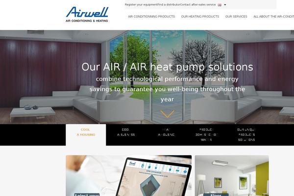 airwell theme websites examples