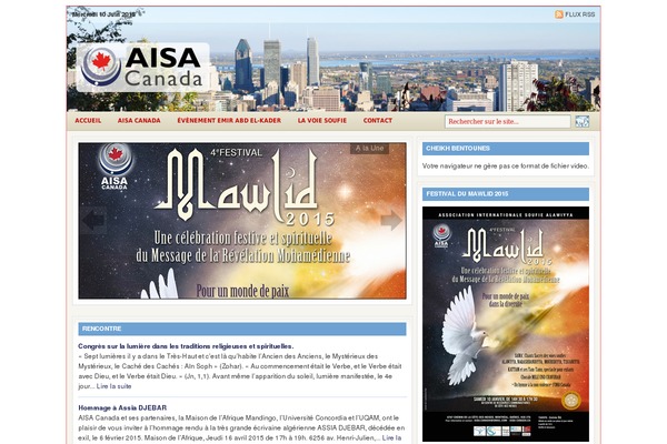 aisa-canada.ca site used Lifestyle 3.0