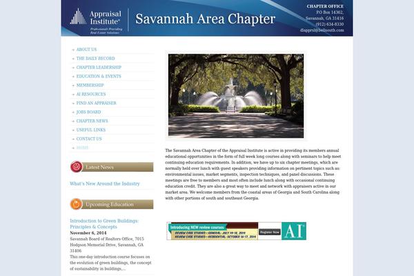 WordPress website example screenshot