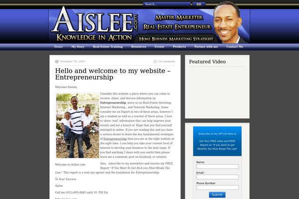 aislee.com site used Wp_christmas_v1.1