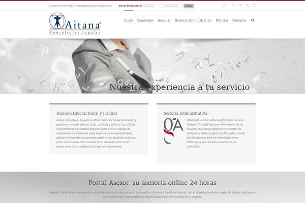 WordPress website example screenshot