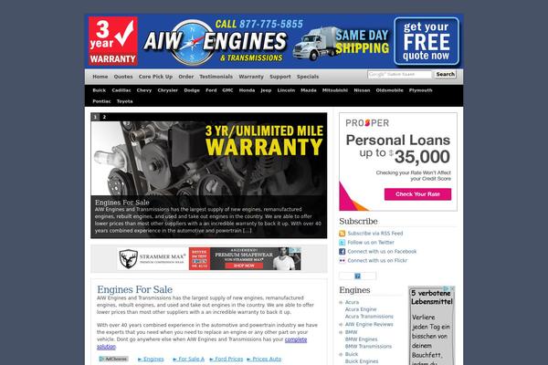 aiwengines.com site used Wp-sublime-prem