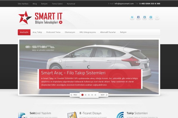 Smart website example screenshot
