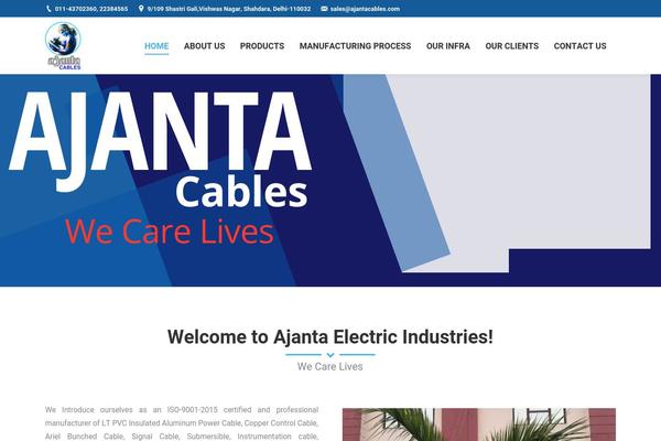 WordPress website example screenshot