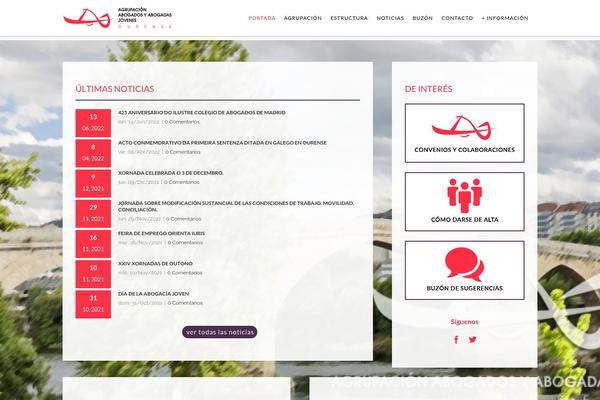 ajaourense.com site used Ajaavogados