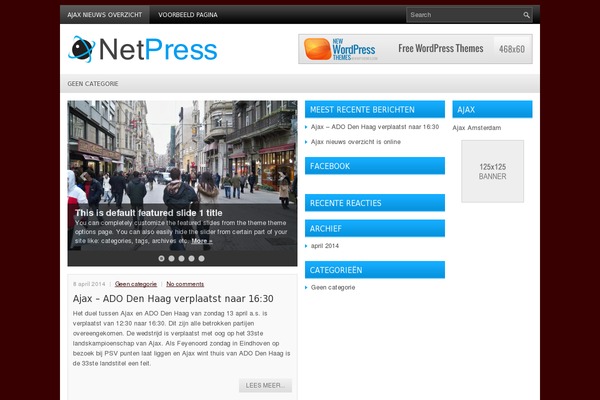 ajaxnieuwsoverzicht.nl site used Netpress