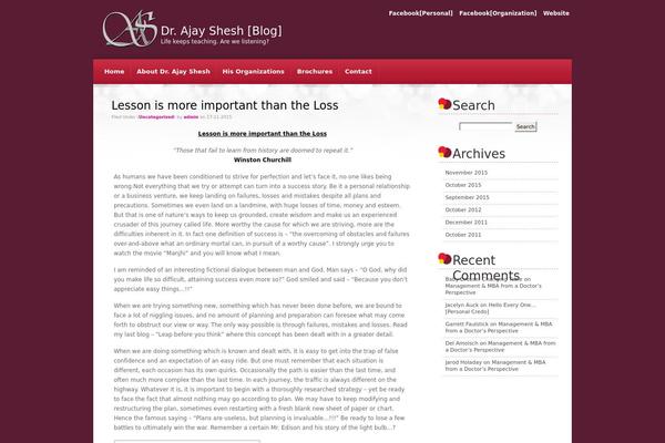 ajayshesh.net site used Sp142