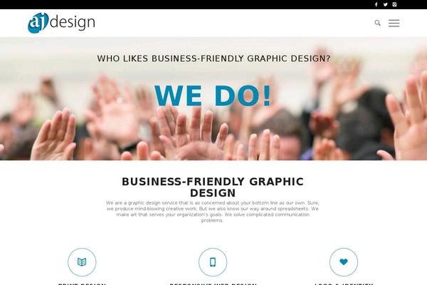 Enfold theme site design template sample