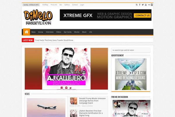 ajelkallejero.com site used Sahifa