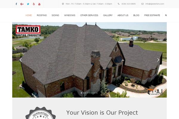 ajexteriors.com site used Aj-exteriors-roofing